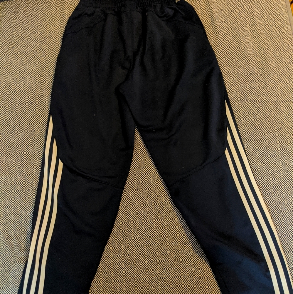 Adidas youth large navy sports pants